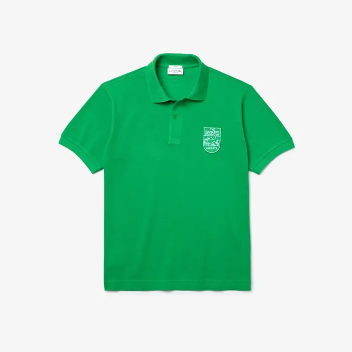 Polos Lacoste Mens and The Everglades Foundation CoBranded Polo Green Outlet
