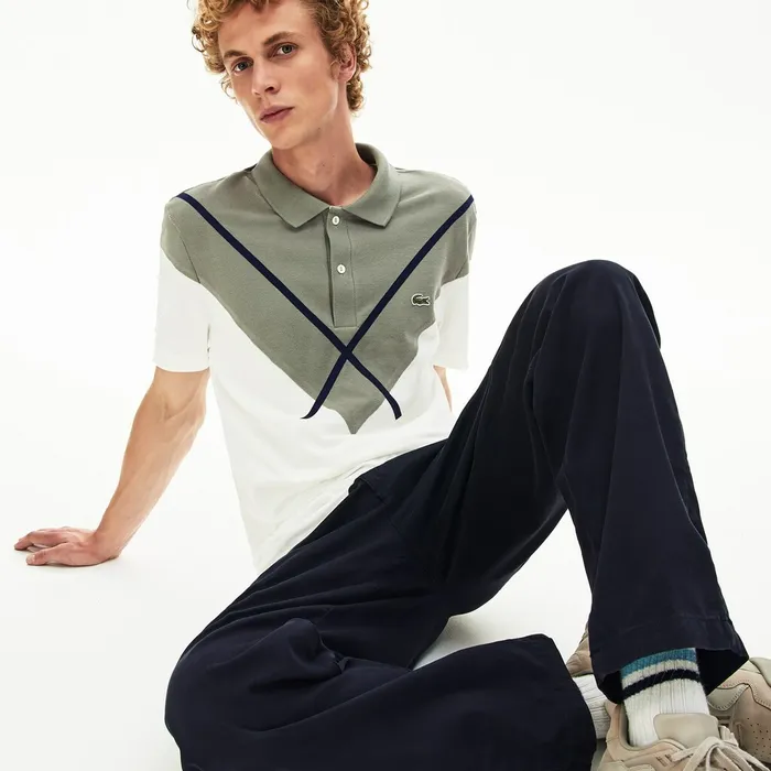 Polos Lacoste Mens Made In France Jacquard Cotton Piqu Polo Shirt WhiteKhaki GreenNavy Blue Gift Ideas Polos Lacoste Mens Made In France Jacquard Cotton Piqu Polo Shirt WhiteKhaki GreenNavy Blue Gift Ideas