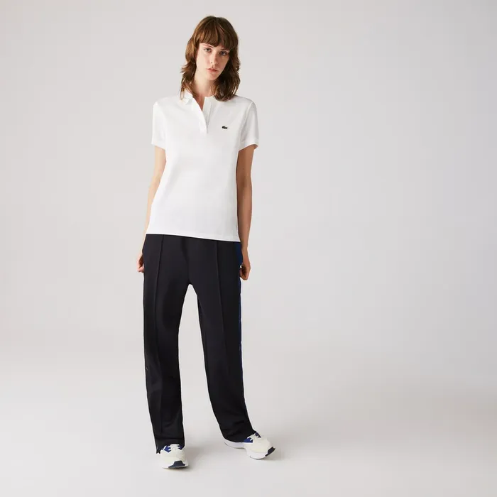 Polos Lacoste Womens Classic Fit Soft Cotton Petit Piqu Polo Shirt White Gift Ideas