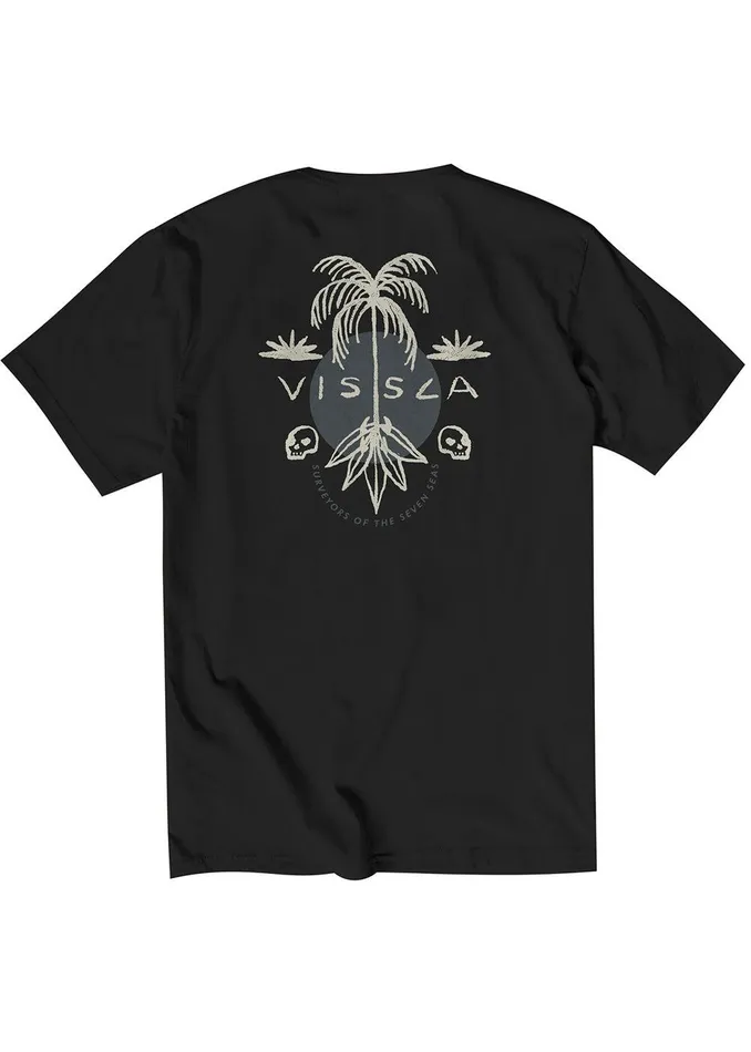 Premium Tees Men Vissla Above And Below Organic Tee Phantom