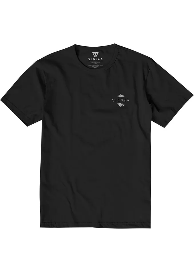 Premium Tees Men Vissla Above And Below Organic Tee Phantom Premium Tees Men Vissla Above And Below Organic Tee Phantom