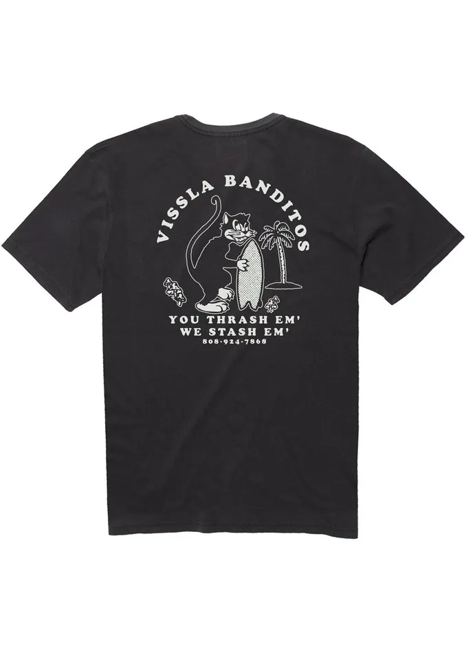 Premium Tees Men Vissla Bandito Ss Pkt Tee Phantom