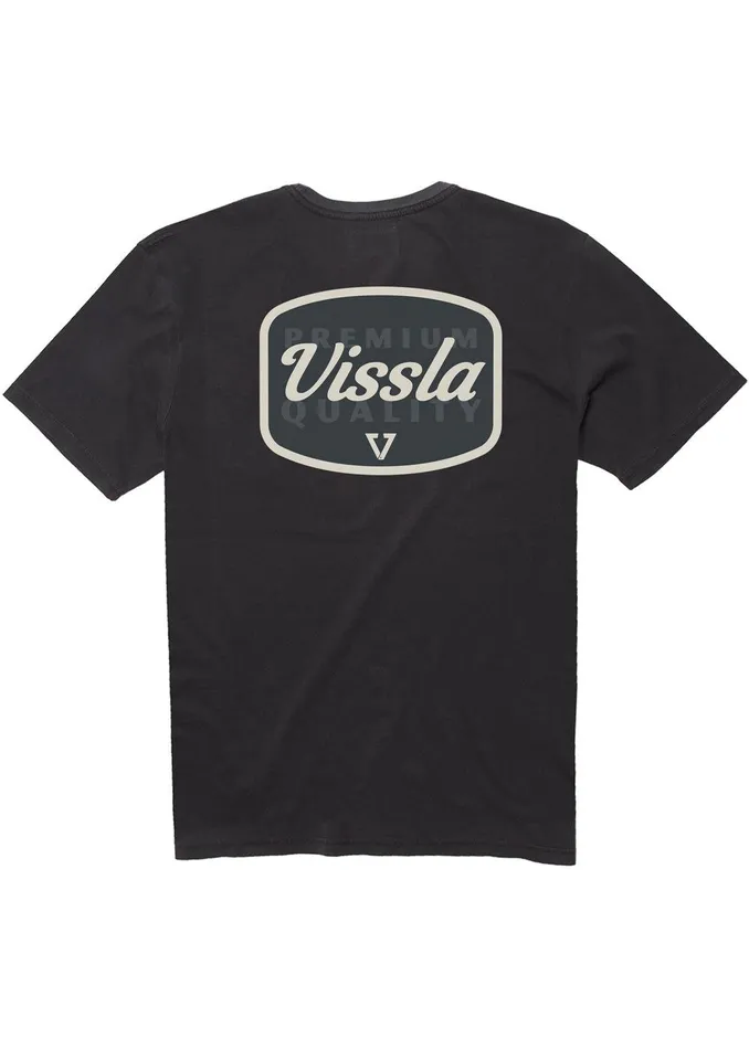 Premium Tees Men Vissla Dynasty Ss Pkt Tee Phantom
