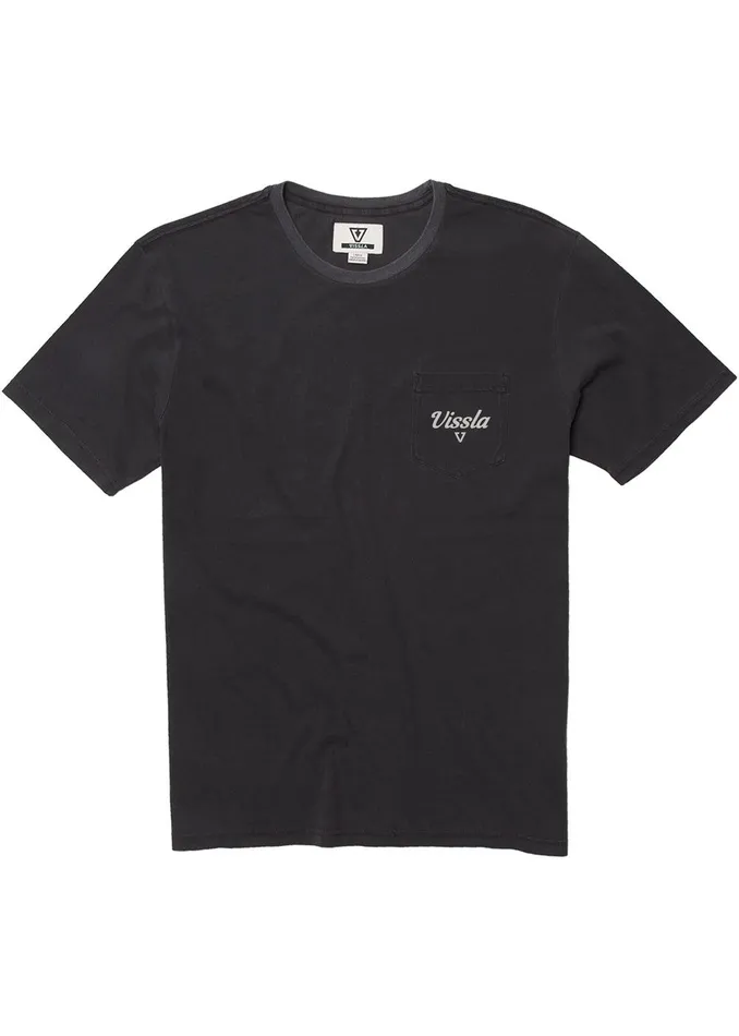 Premium Tees Men Vissla Dynasty Ss Pkt Tee Phantom Premium Tees Men Vissla Dynasty Ss Pkt Tee Phantom