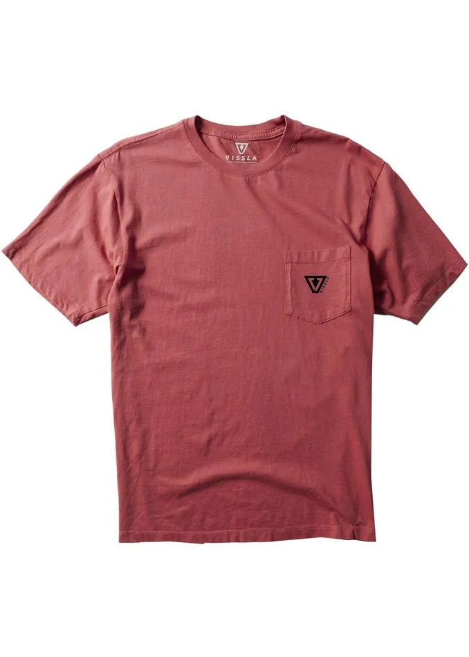Premium Tees Men Vissla Established Premium Pkt Tee Brick