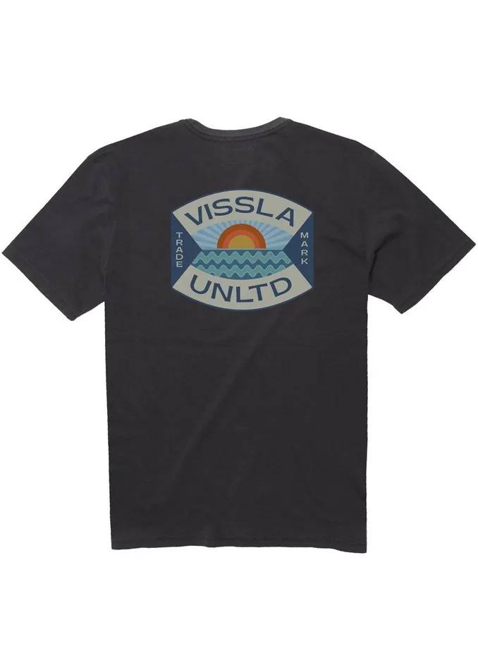 Premium Tees Men Vissla Offshored Ss Pkt Tee Phantom