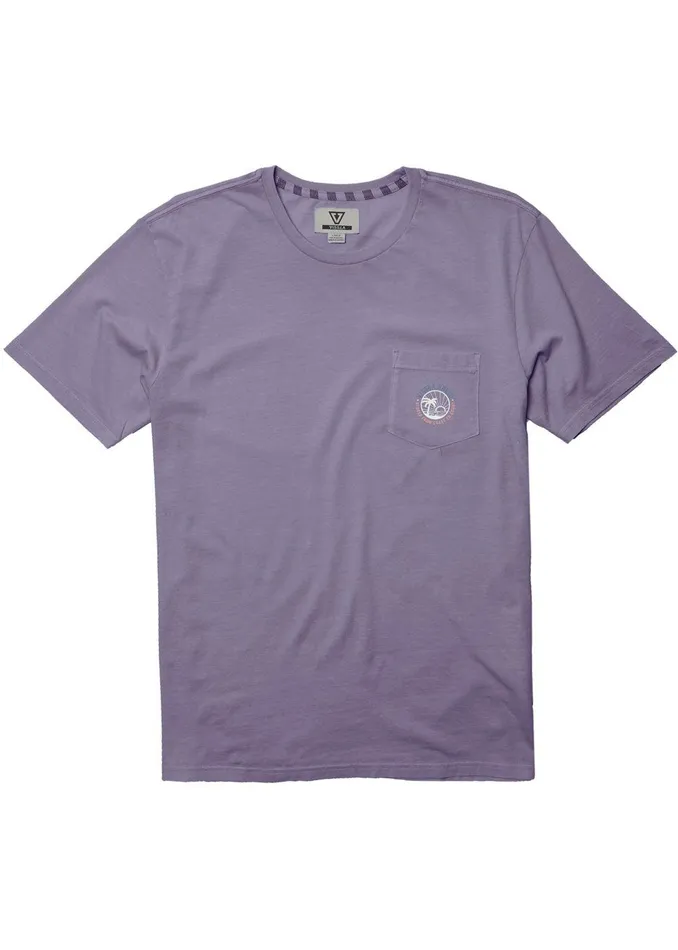 Premium Tees Men Vissla Sun Down Ss Pkt Tee DUSTY LILAC Premium Tees Men Vissla Sun Down Ss Pkt Tee DUSTY LILAC