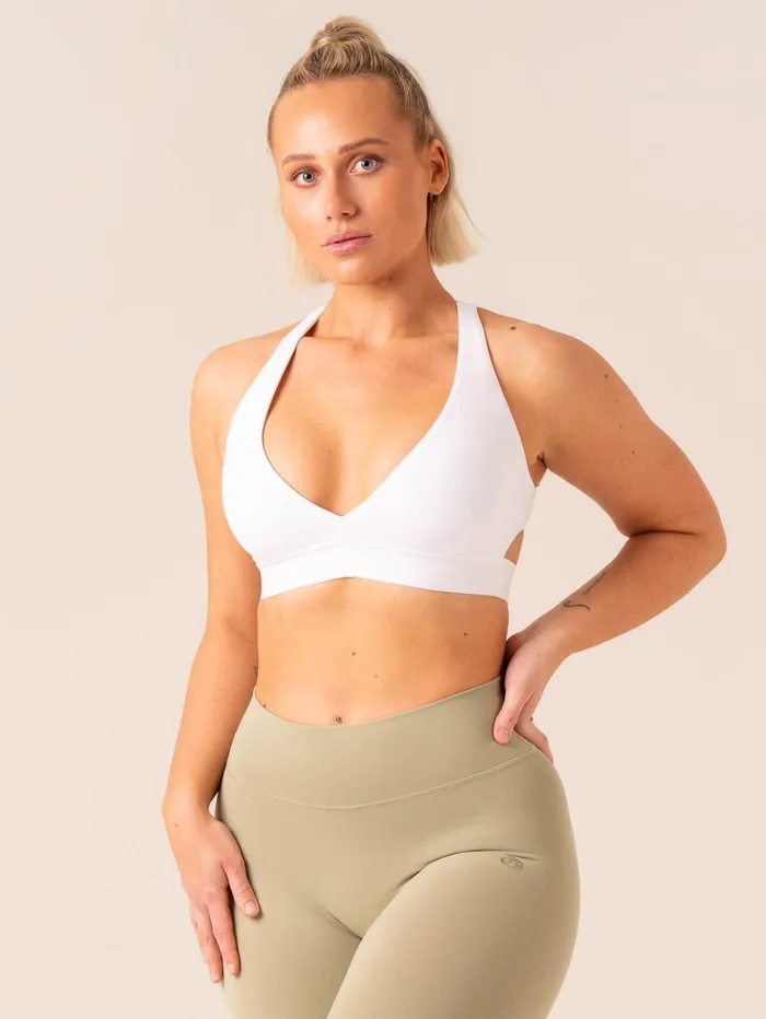 Prime Sports Bra 8211 White Women Ryderwear Sports Bras