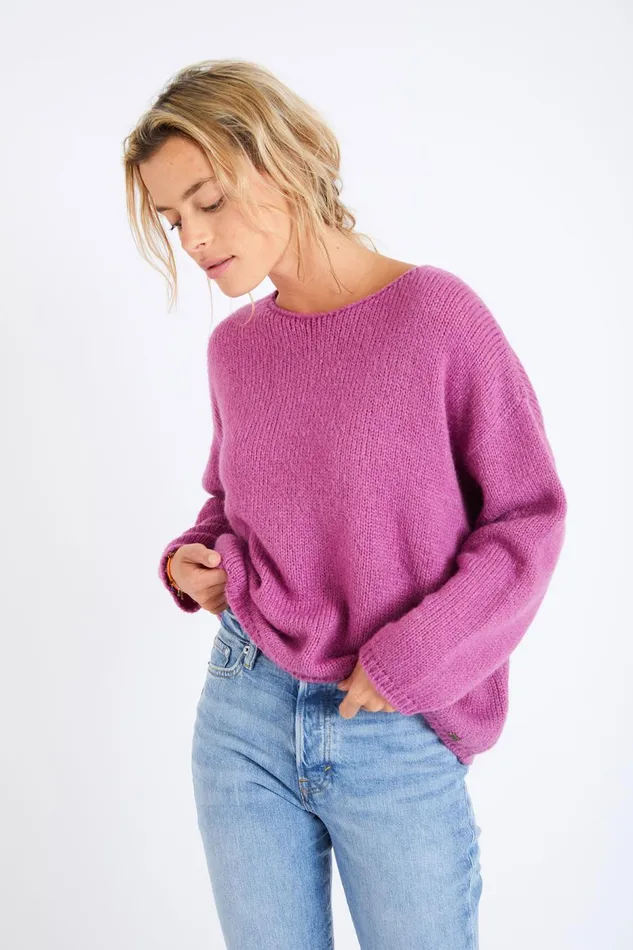 Pullover Pink 8211 VAHE ARTEM Pink Women Banana Moon Sweaters