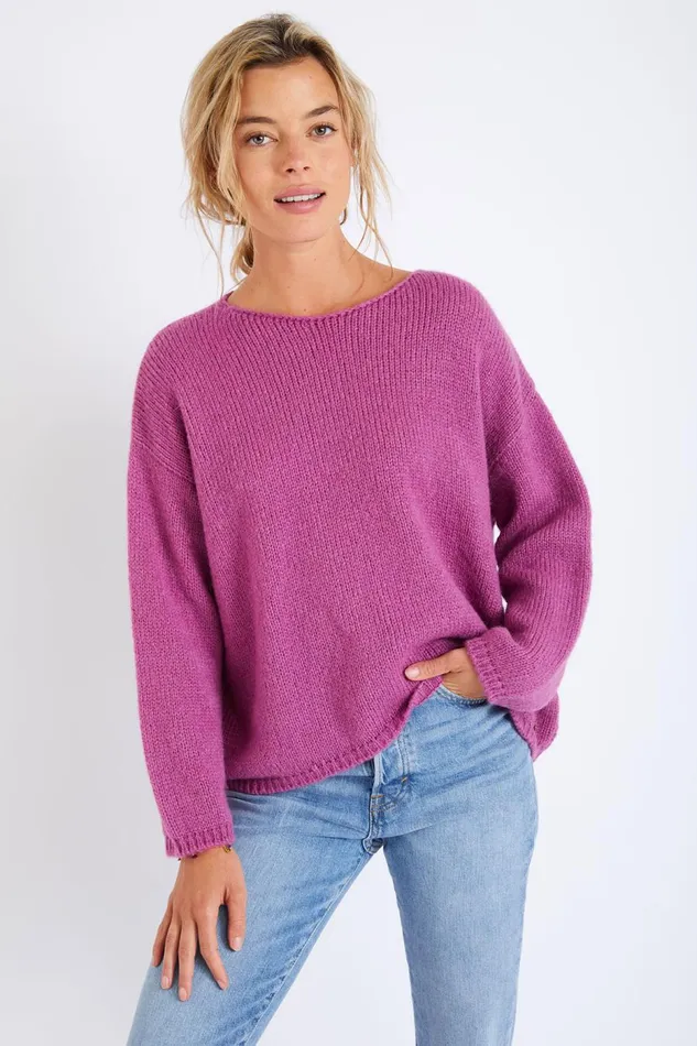 Pullover Pink 8211 VAHE ARTEM Pink Women Banana Moon Sweaters Pullover Pink 8211 VAHE ARTEM Pink Women Banana Moon Sweaters
