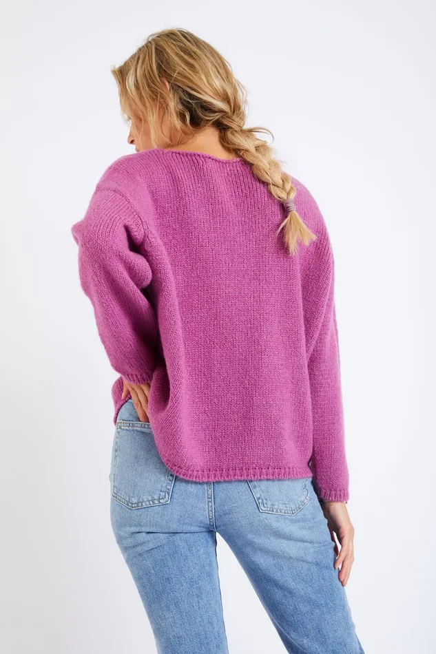 Pullover Pink 8211 VAHE ARTEM Pink Women Banana Moon Sweaters Pullover Pink 8211 VAHE ARTEM Pink Women Banana Moon Sweaters