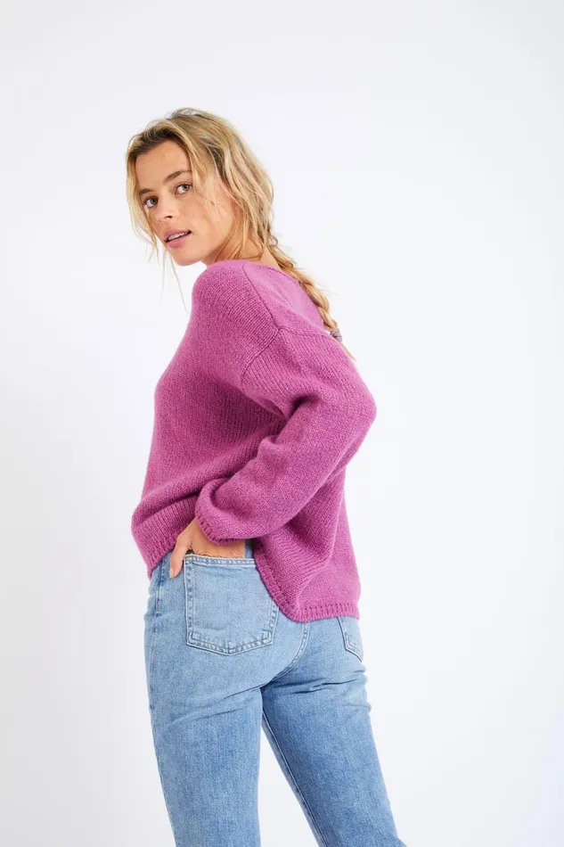 Pullover Pink 8211 VAHE ARTEM Pink Women Banana Moon Sweaters Pullover Pink 8211 VAHE ARTEM Pink Women Banana Moon Sweaters