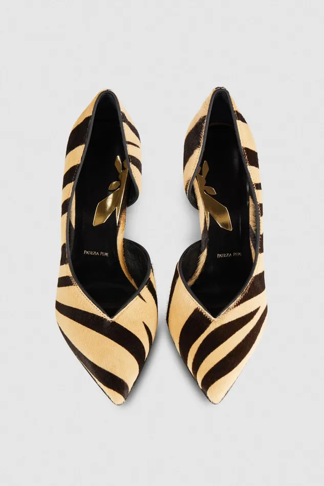 Pumps Women Patrizia Pepe Leather Pumps Black Beige