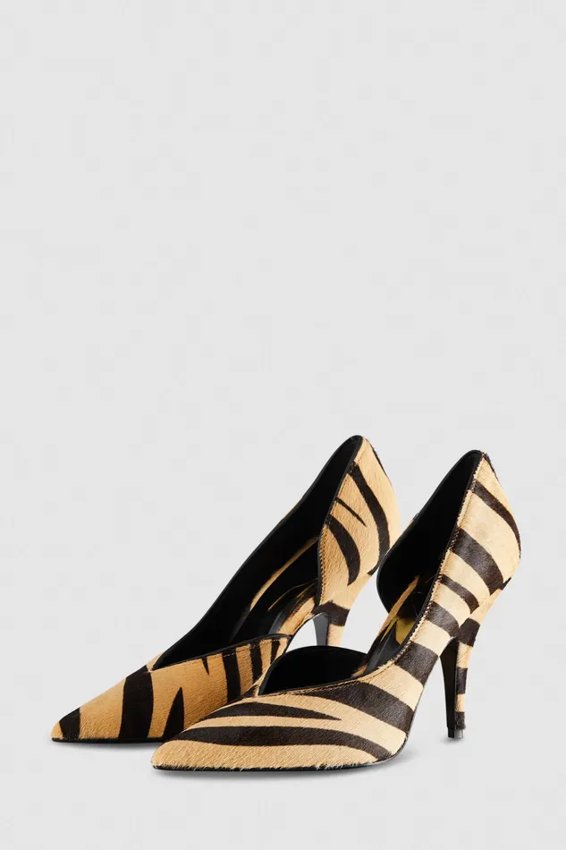 Pumps Women Patrizia Pepe Leather Pumps Black Beige