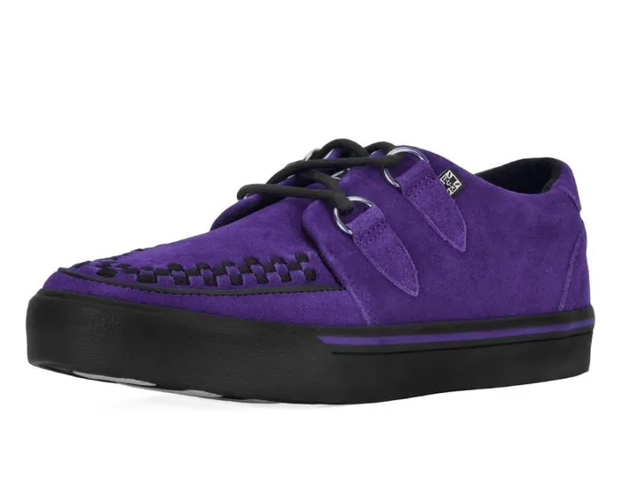 Purple Suede Sneaker Women TUK Shoes Sneakers