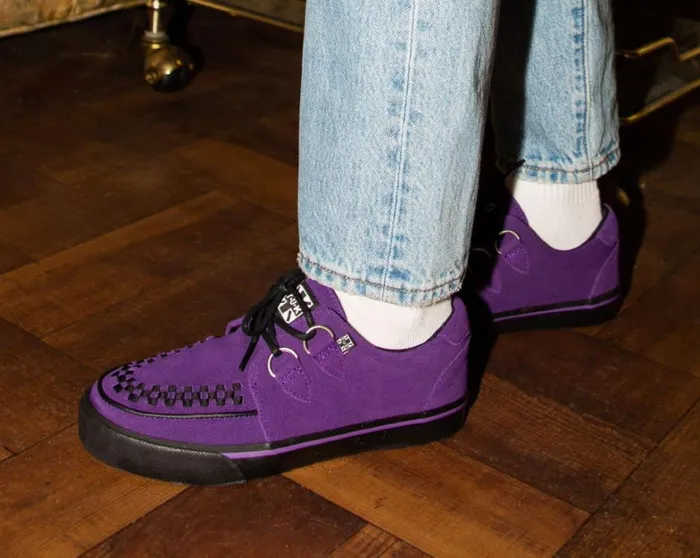 Purple Suede Sneaker Women TUK Shoes Sneakers Purple Suede Sneaker Women TUK Shoes Sneakers