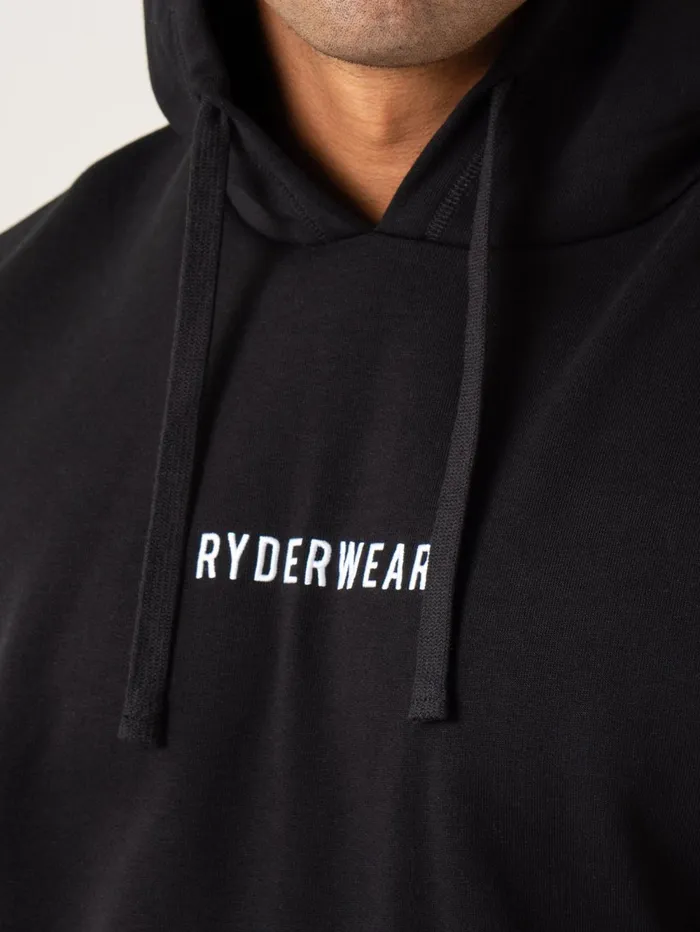 Pursuit Fleece Sleeveless Hoodie 8211 Black Men Ryderwear Tanks