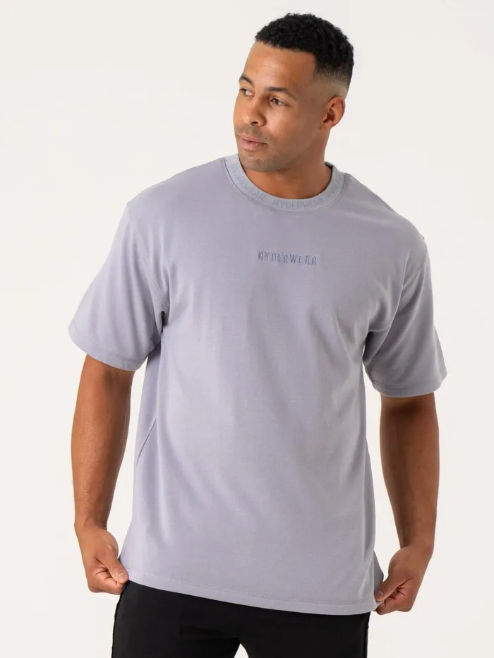Pursuit Fleece TShirt 8211 Lavender Men Ryderwear Tops