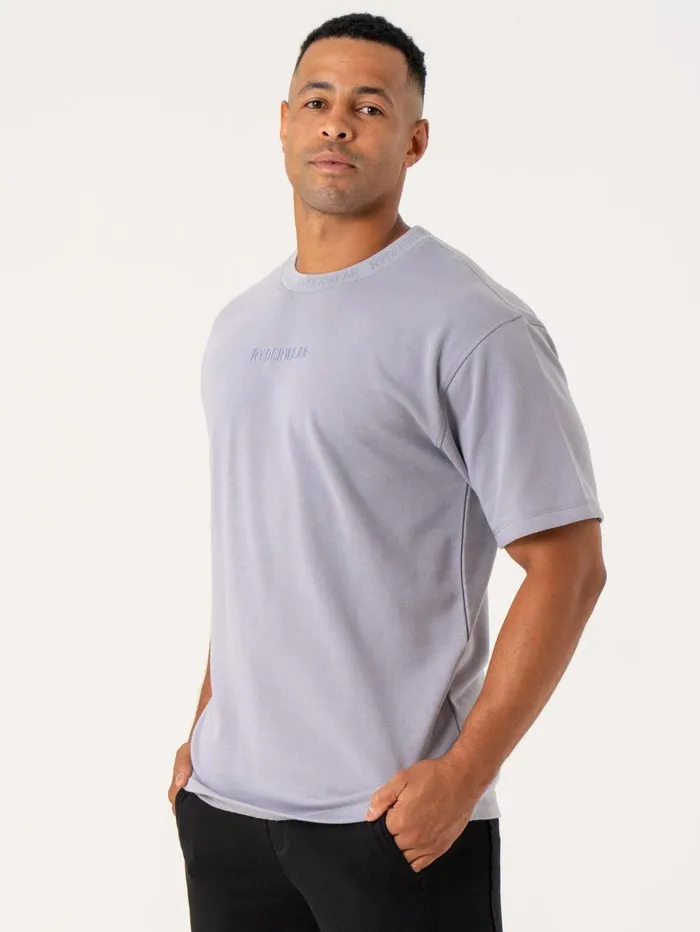 Pursuit Fleece TShirt 8211 Lavender Men Ryderwear Tops