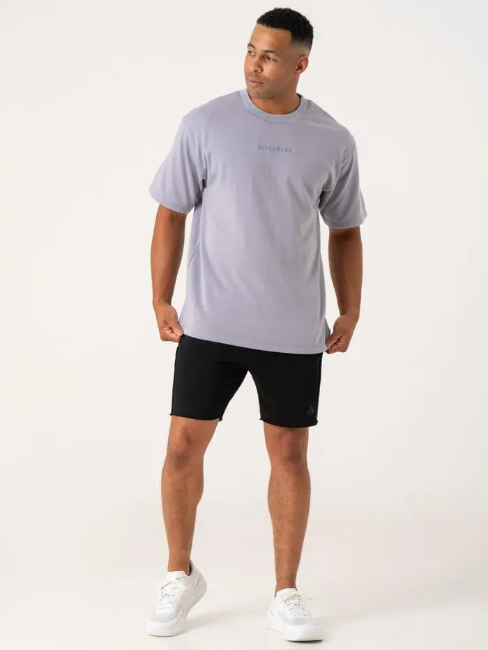 Pursuit Fleece TShirt 8211 Lavender Men Ryderwear Tops