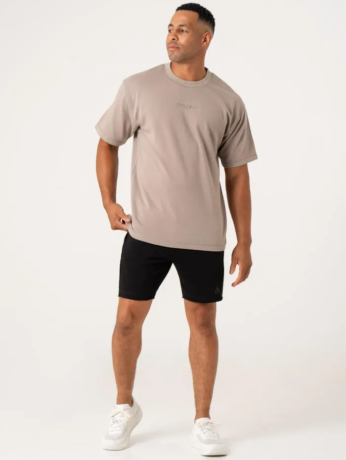 Pursuit Fleece TShirt 8211 Taupe Men Ryderwear Tops