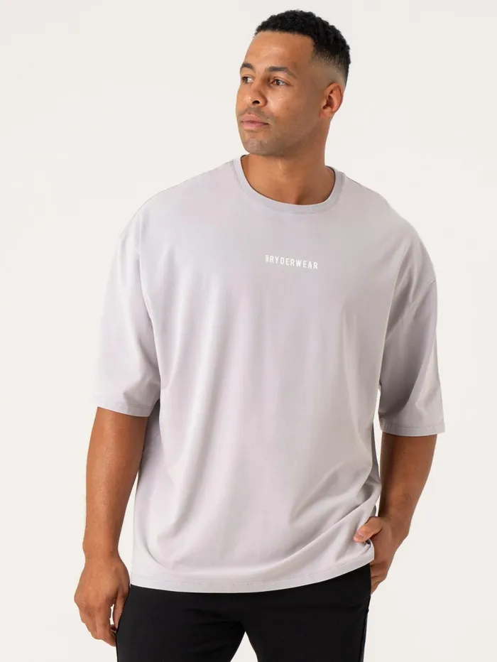 Pursuit Oversized TShirt 8211 Lavender Stonewash Men Ryderwear Tops