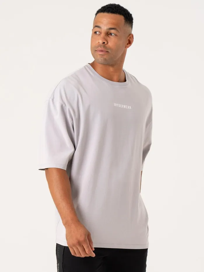 Pursuit Oversized TShirt 8211 Lavender Stonewash Men Ryderwear Tops
