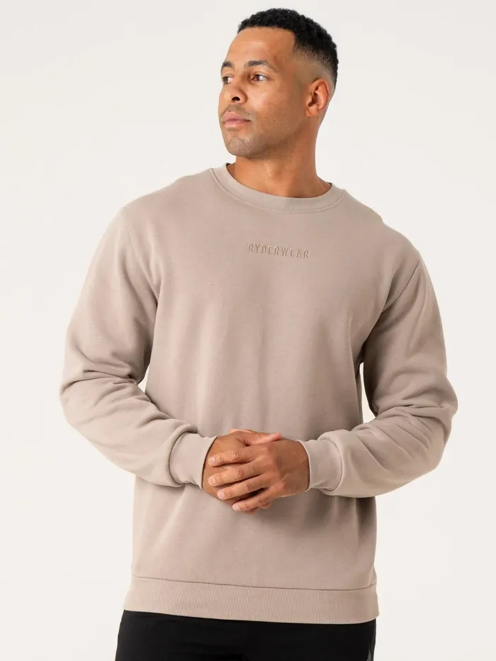 Pursuit Pullover 8211 Taupe Men Ryderwear Tops