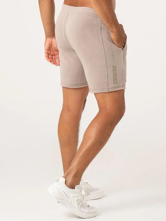 Pursuit Track Shorts 8211 Taupe Men Ryderwear Gym Shorts