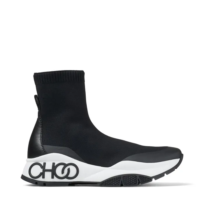 Raine SockF Black StretchKnit HighTop Sock Trainers Black Women JIMMY CHOO Sneakers Raine SockF Black StretchKnit HighTop Sock Trainers Black Women JIMMY CHOO Sneakers