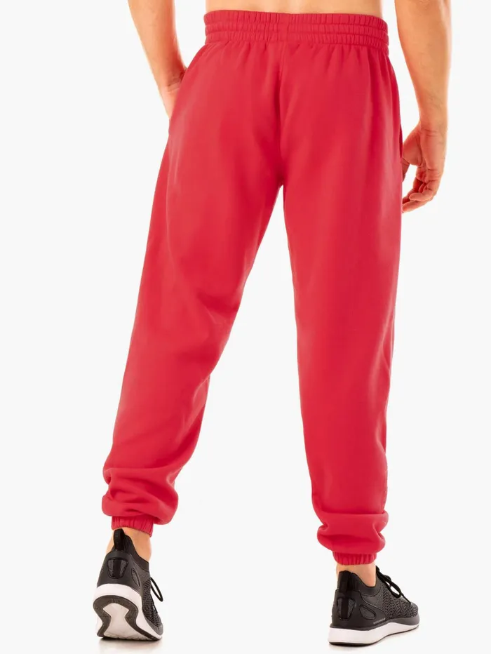 Recharge Relaxed Track Pant 8211 Red Men Ryderwear Gym Pants