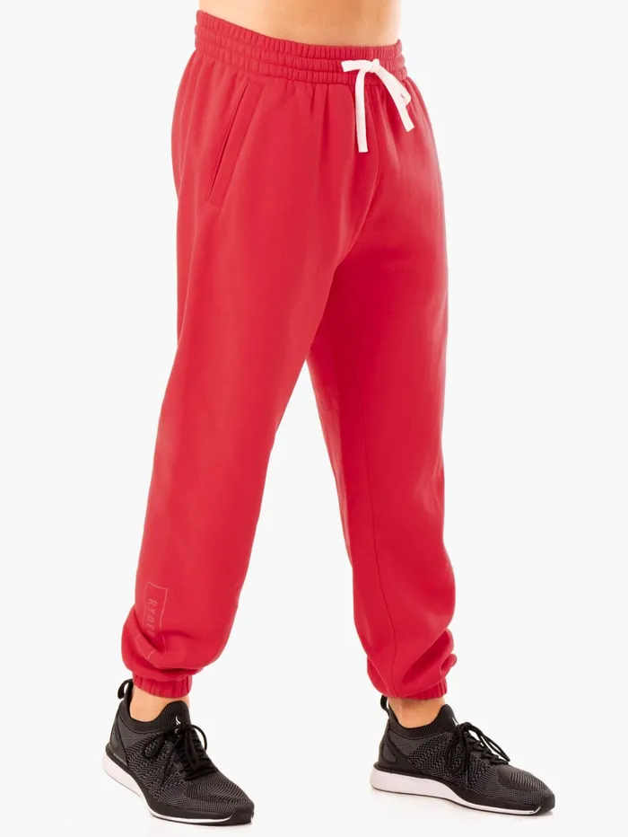 Recharge Relaxed Track Pant 8211 Red Men Ryderwear Gym Pants