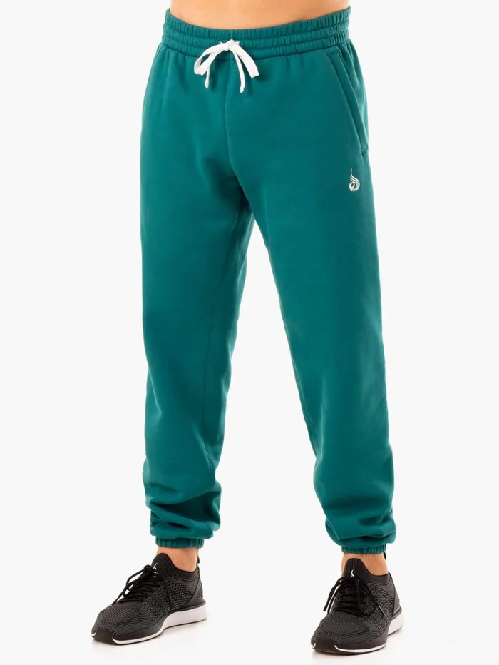 Recharge Relaxed Track Pant 8211 Teal Men Ryderwear Gym Pants