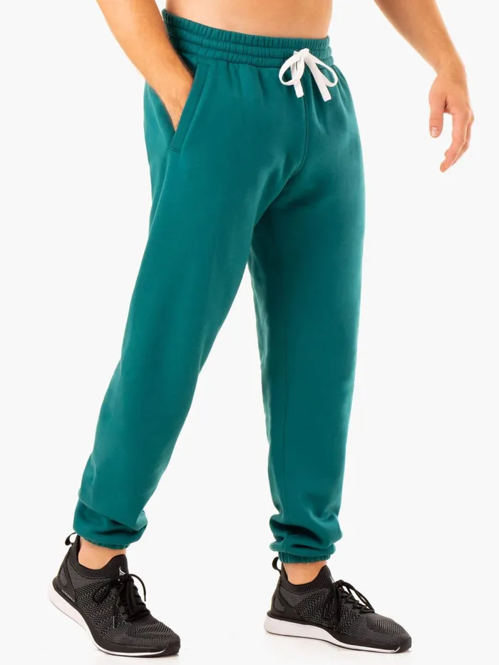 Recharge Relaxed Track Pant 8211 Teal Men Ryderwear Gym Pants