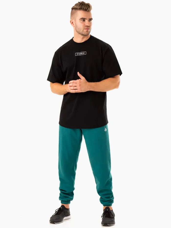 Recharge Relaxed Track Pant 8211 Teal Men Ryderwear Gym Pants
