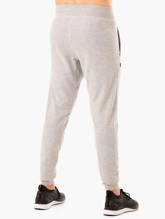 Recharge Tapered Track Pant 8211 Grey Marl Men Ryderwear Gym Pants
