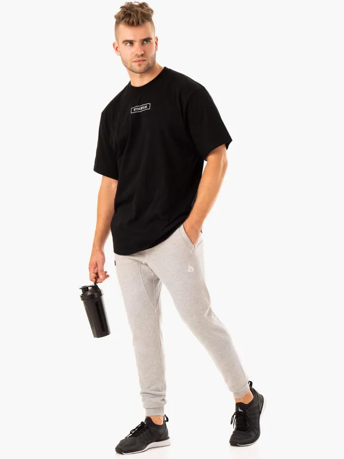 Recharge Tapered Track Pant 8211 Grey Marl Men Ryderwear Gym Pants
