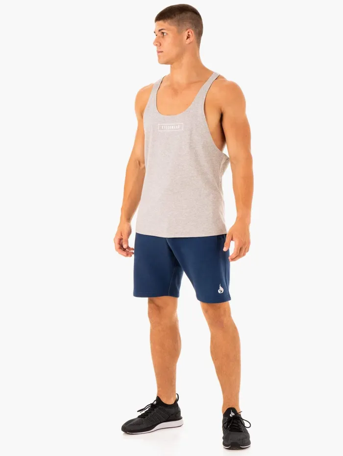 Recharge Track Short 8211 Blue Men Ryderwear Gym Shorts