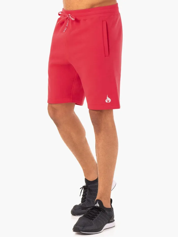 Recharge Track Short 8211 Red Men Ryderwear Gym Shorts