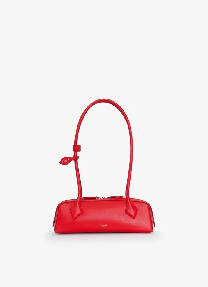 Red LE TECKEL SMALL BAG IN GOATSKIN Women Alaa Le Teckel