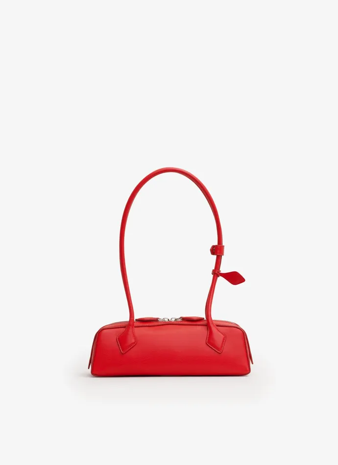 Red LE TECKEL SMALL BAG IN GOATSKIN Women Alaa Le Teckel