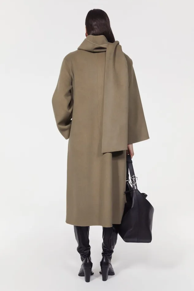 Rego Long Coat Moss Agate Women Rodebjer Outerwear