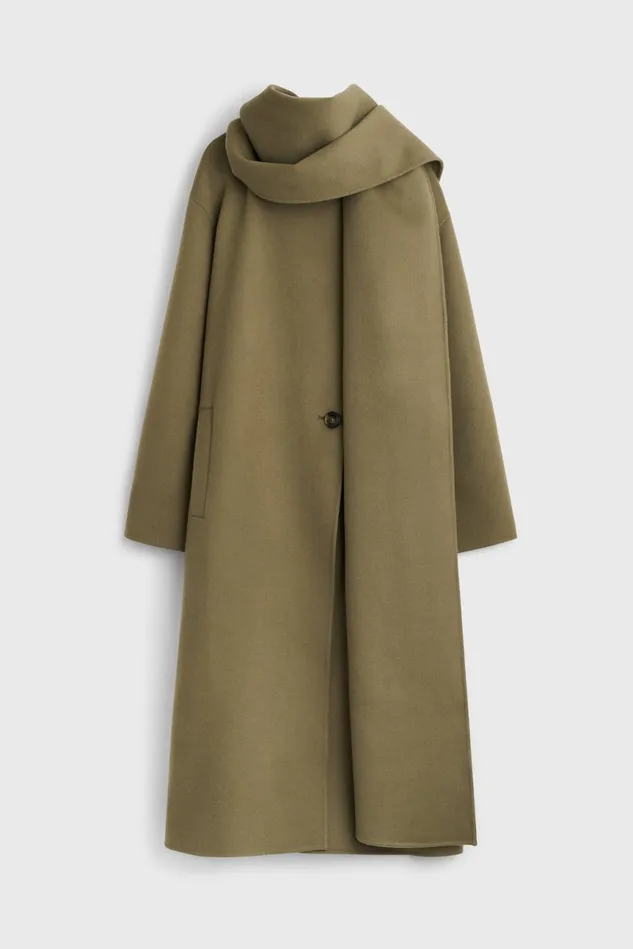 Rego Long Coat Moss Agate Women Rodebjer Outerwear