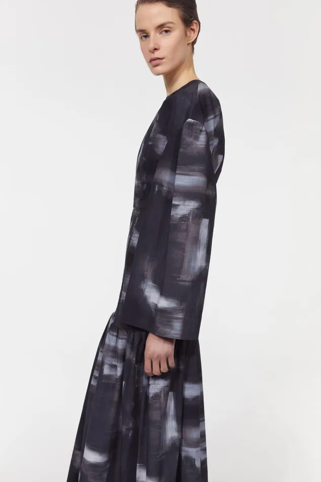 Reham Wash Dress Black Women Rodebjer Dresses and Caftans