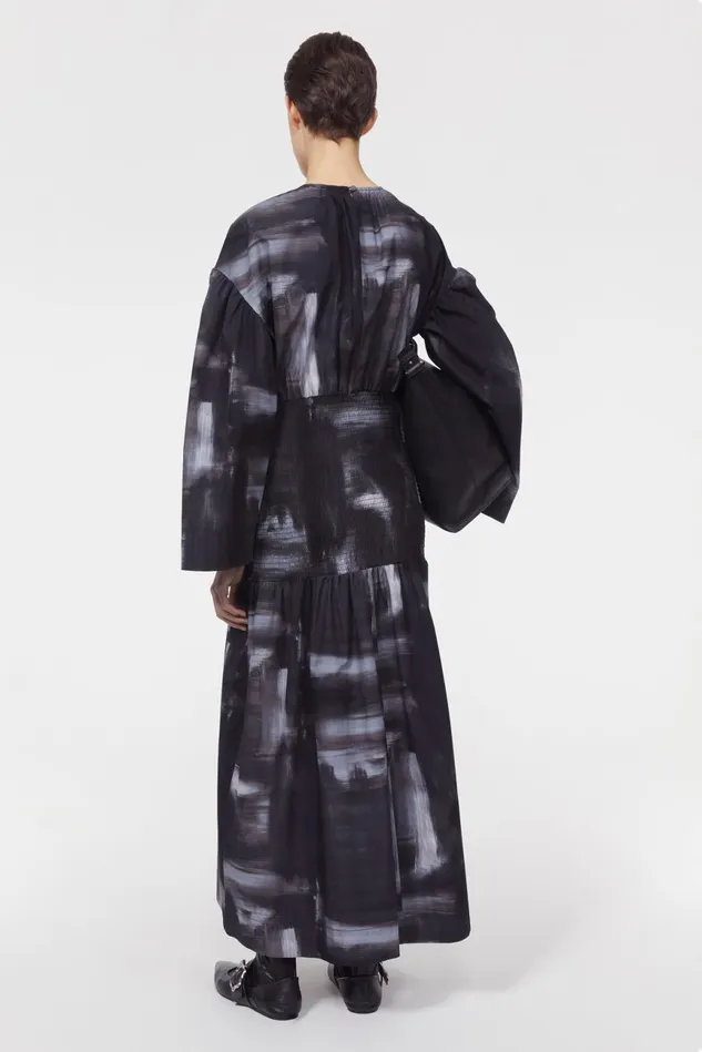 Reham Wash Dress Black Women Rodebjer Dresses and Caftans