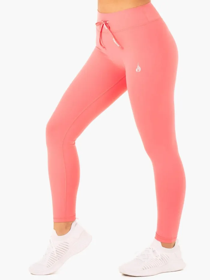 Replay High Waisted Leggings 8211 Coral Women Ryderwear Leggings