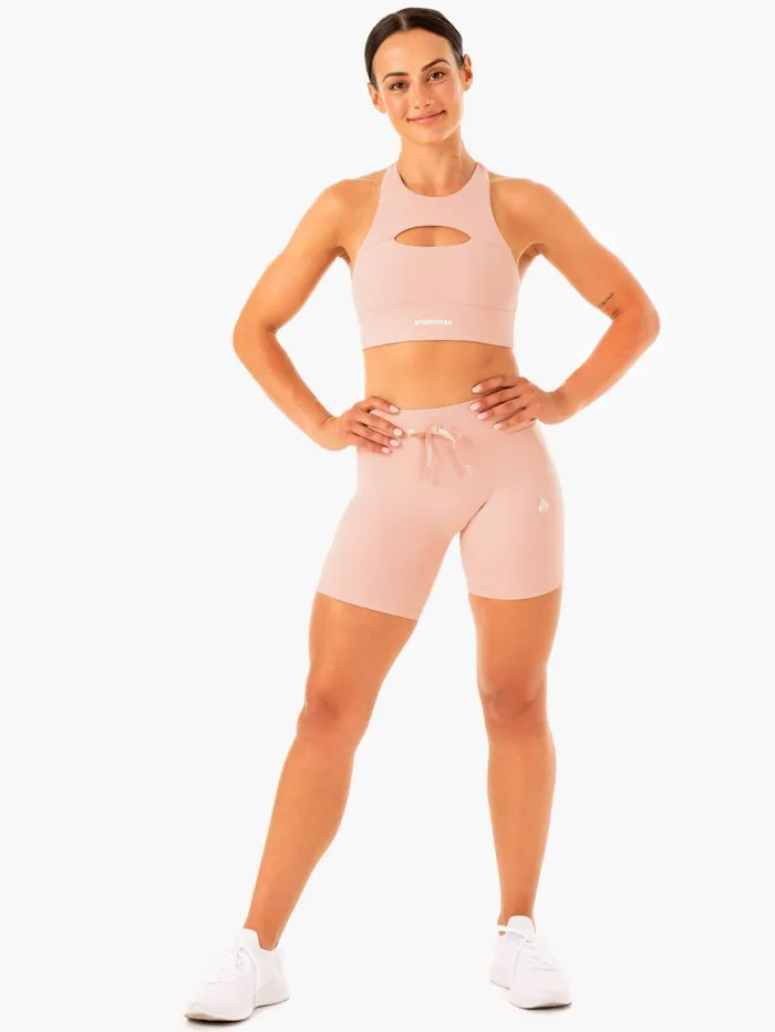 Replay High Waisted Shorts 8211 Nude Women Ryderwear Gym Shorts