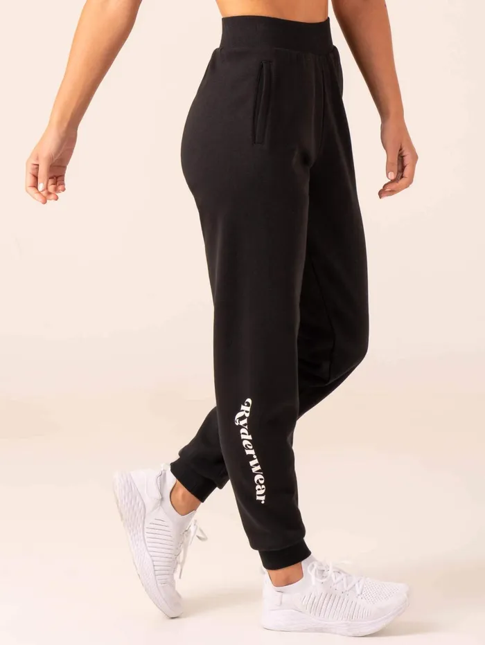 Reserve Track Pants 8211 Black Women Ryderwear Pants