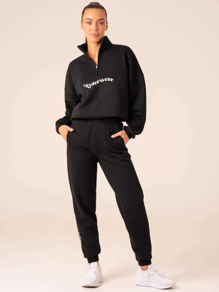 Reserve Track Pants 8211 Black Women Ryderwear Pants