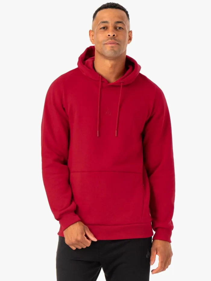 Restore Pullover Hoodie 8211 Burgundy Men Ryderwear Sweaters and Hoodies